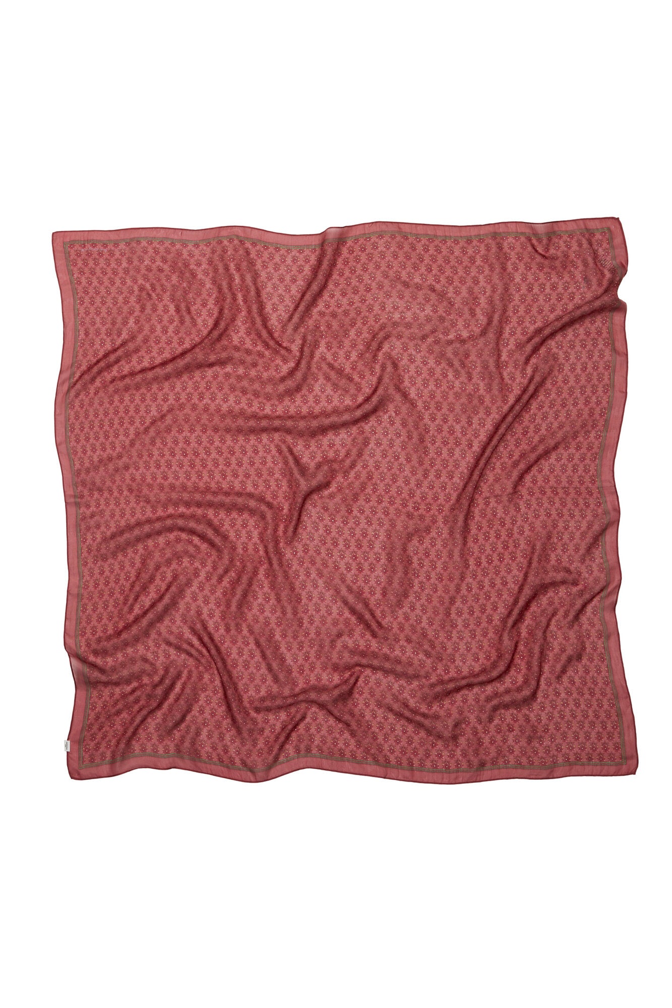 Bloflora Sia silketørklæde - Earth Red